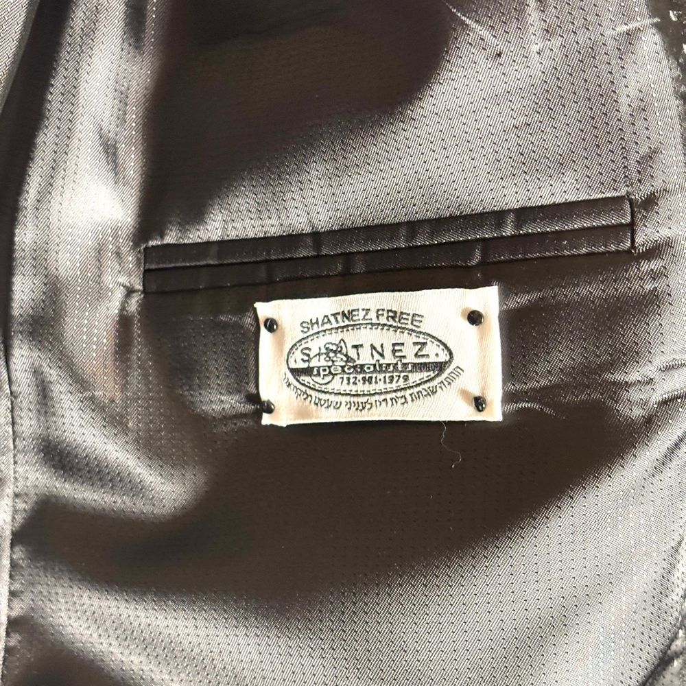Vintage Saks Fifth Avenue Tuxedo Blazer | Satin Lapel Black Jacket | Old Money H - Picture 6 of 6
